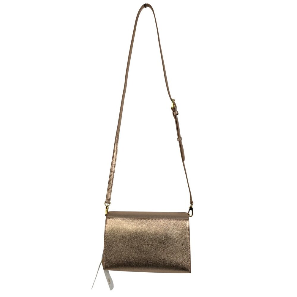 Tory Burch Emerson Combo Cross-Body Bag Rose Gold Adj Strap & Gold Hardware - Picture 10 of 14
